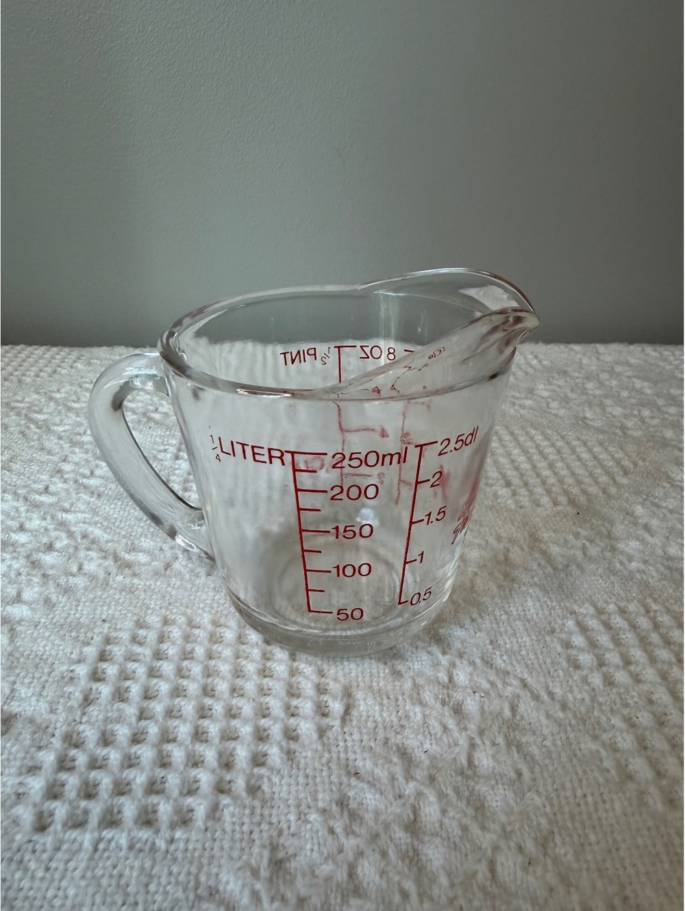 Fire King Anchor Hocking vintage glass measuring cup